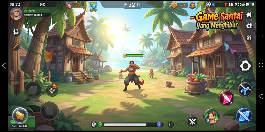 Tampilan gameplay <strong>F32</strong> dengan visual yang menarik dan tantangan seru.
