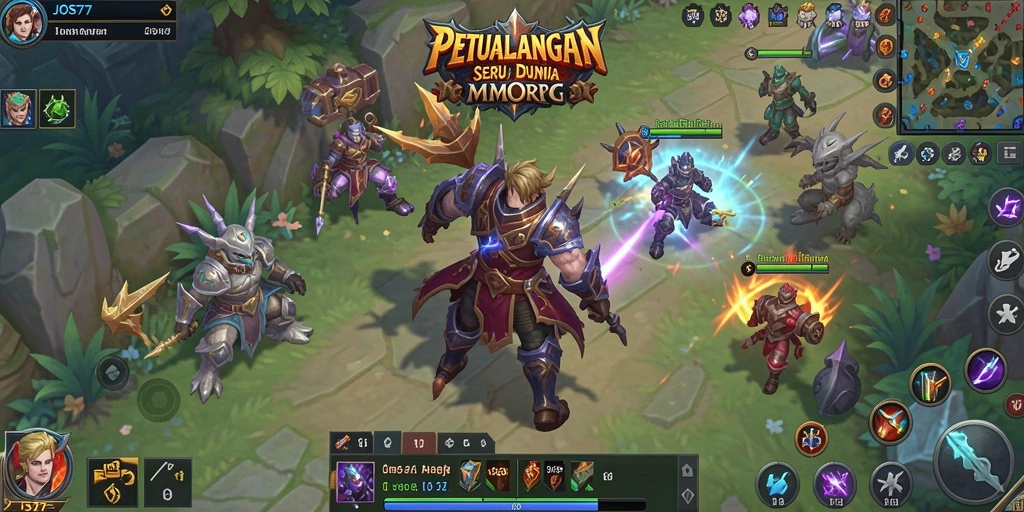 Screenshot gameplay JOS77 menampilkan aksi seru dalam petualangan MMORPG.