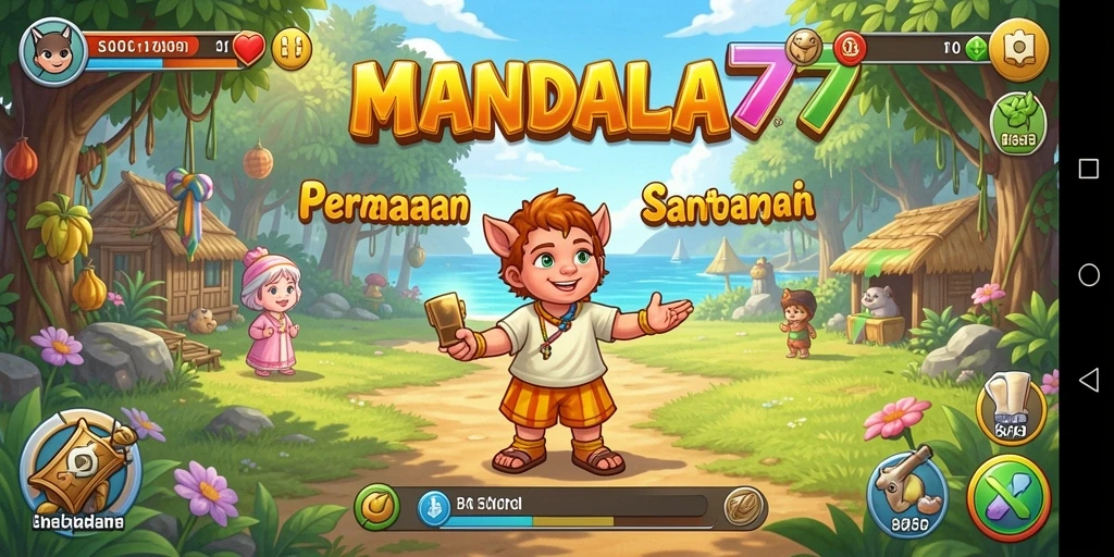 Tampilan gameplay MANDALA77 yang seru dan menghibur.
